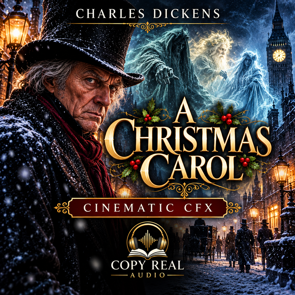 A Christmas Carol audiobook cover