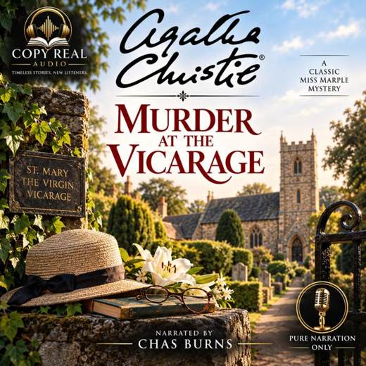 The Murder at the Vicarage audiobook cover