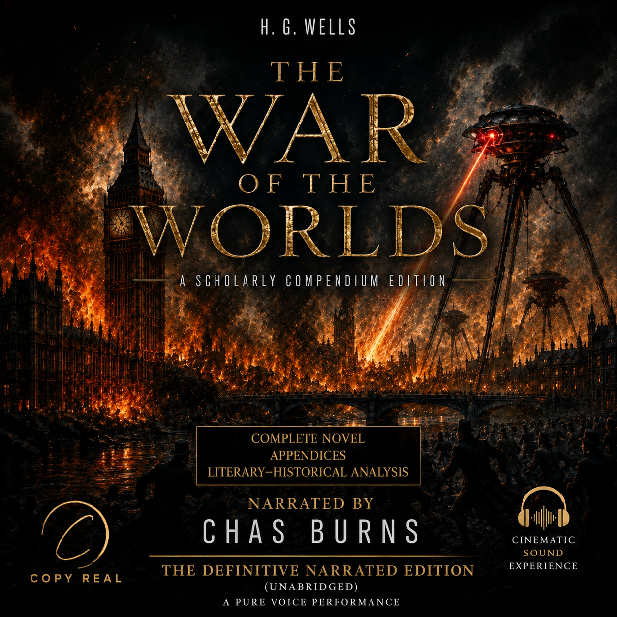 The War of the Worlds audiobook cover