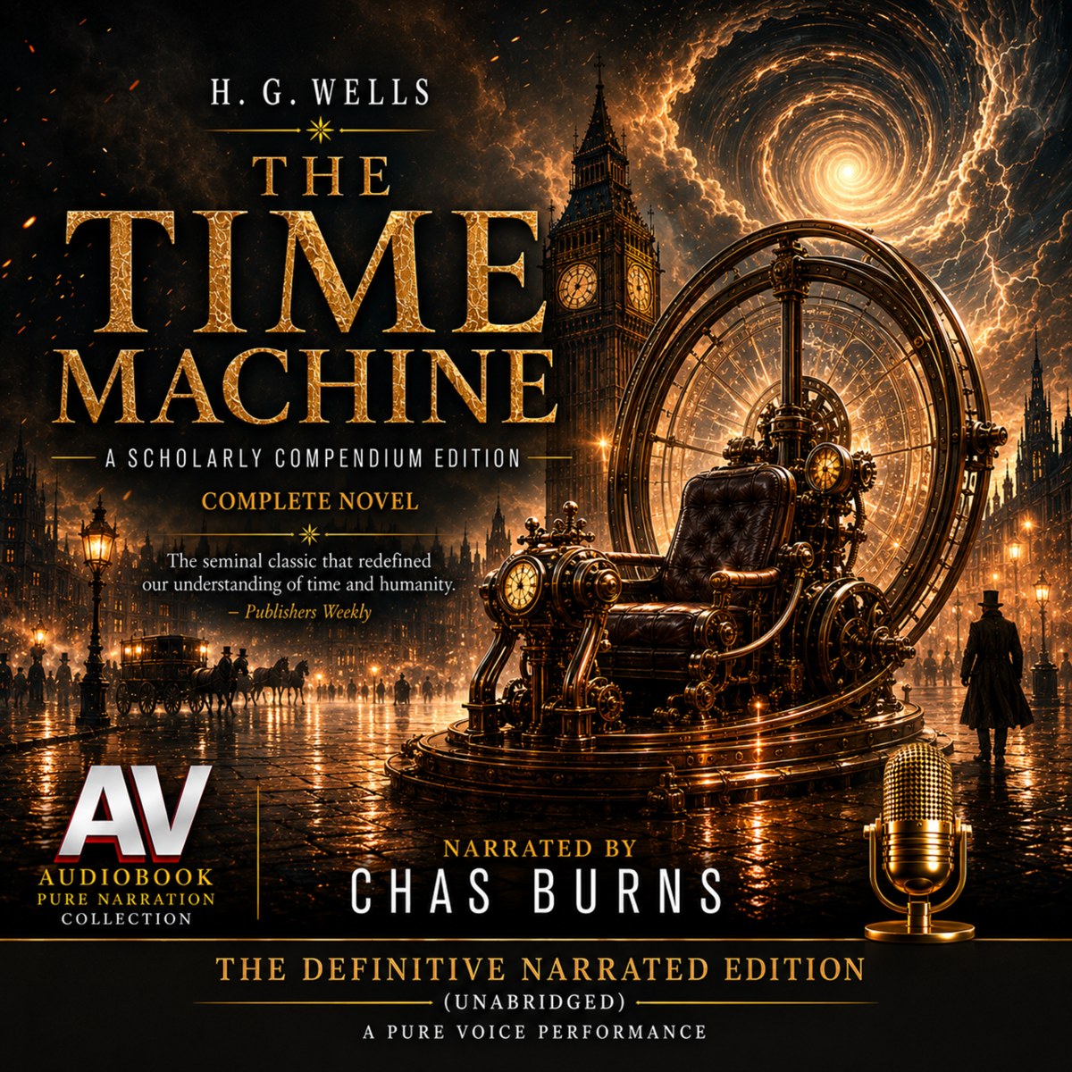 The Time Machine audiobook artwork