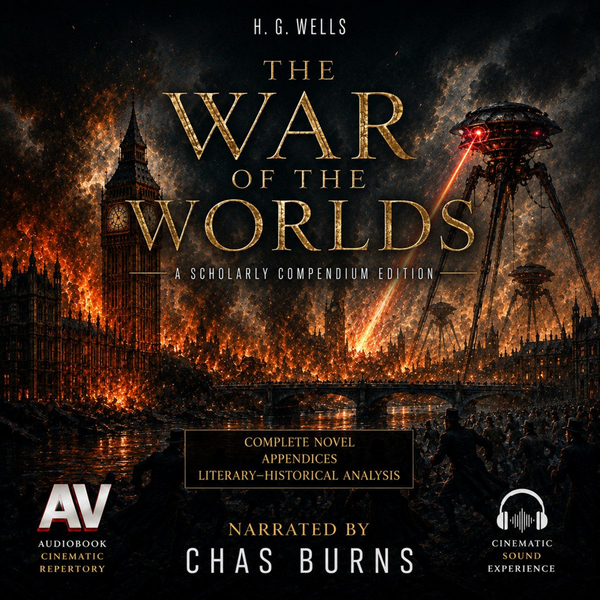 The War of the Worlds audiobook artwork