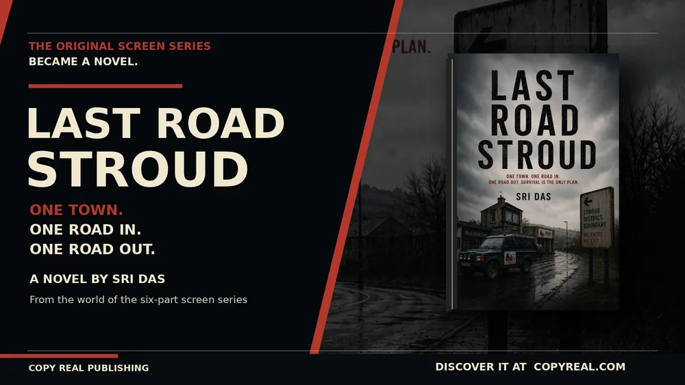 Last Road Stroud novel promotional artwork